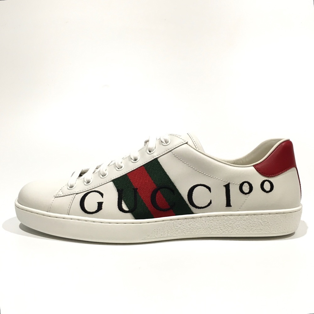 Gucci 100 Web Ace Leather Sneakers -Centennial Edition -Men’s US 11.5 -NIB
